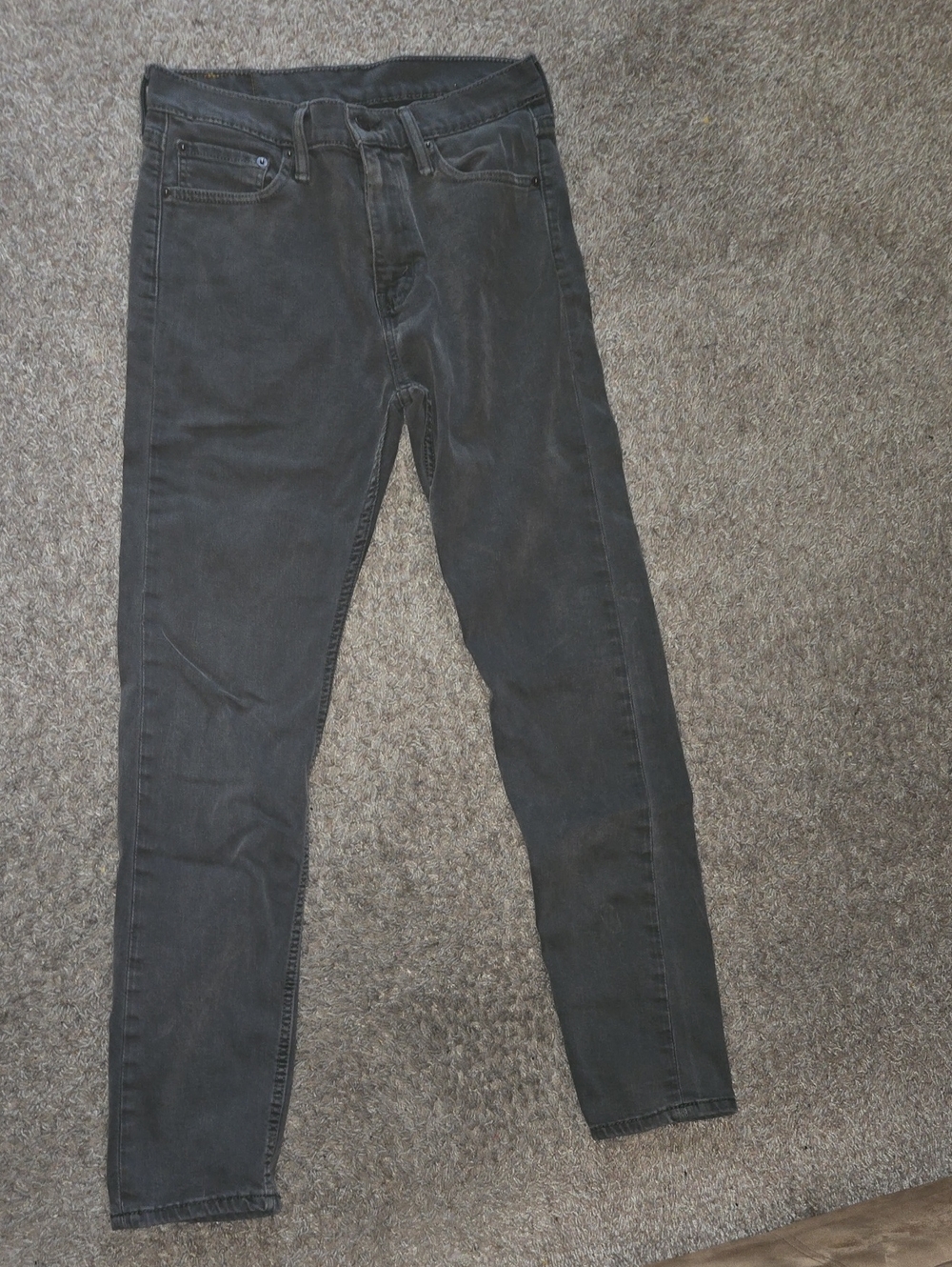Levi's Men's Charcoal Skinny Jeans